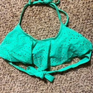Teal bikini top